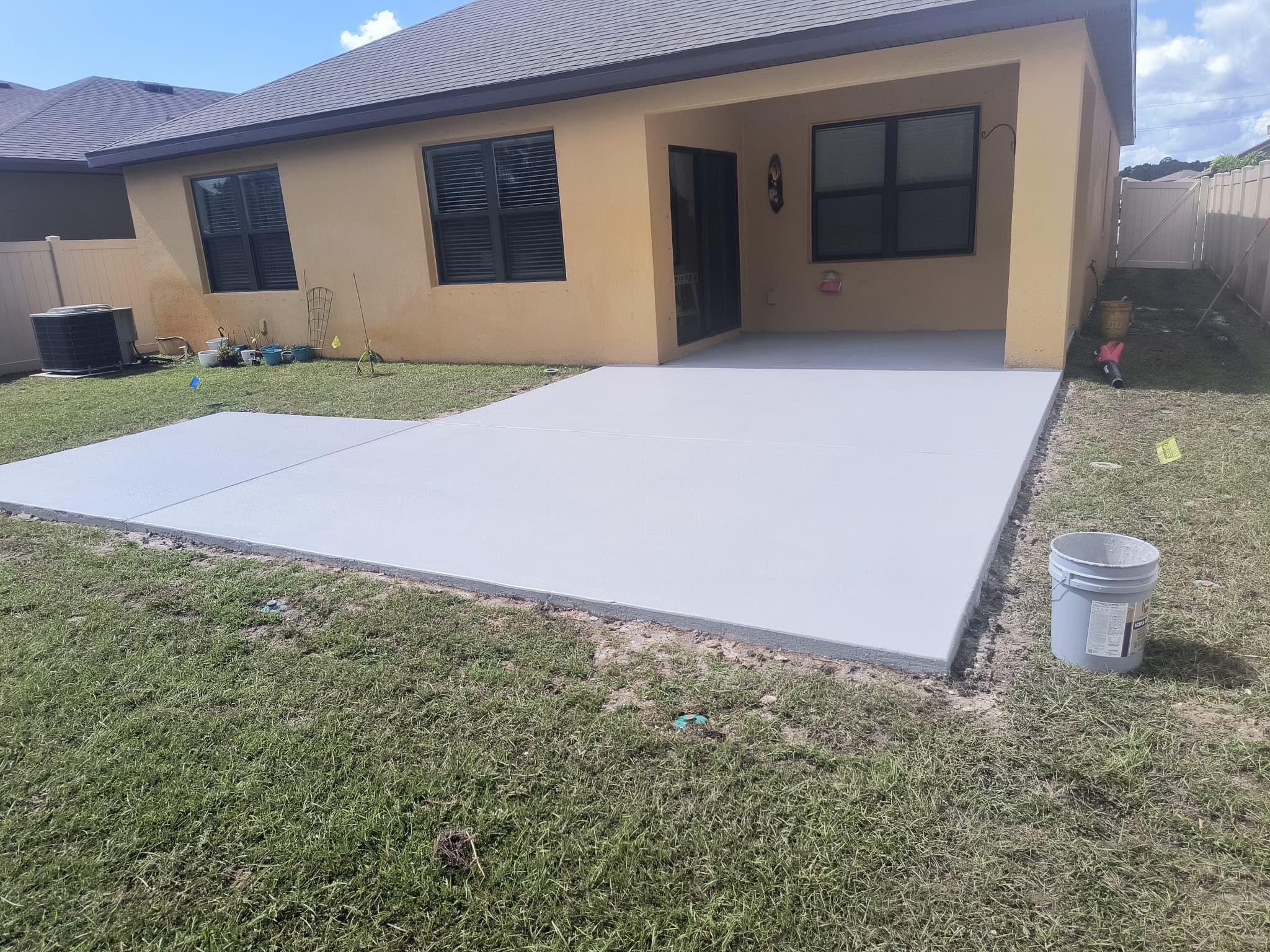 Back Patio Slab