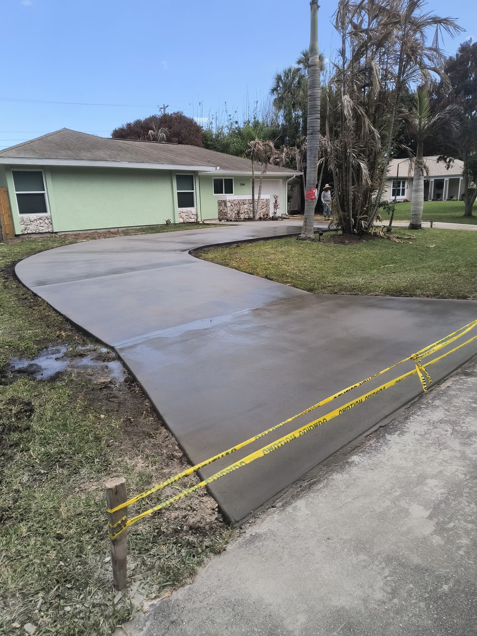 Curved Driveway